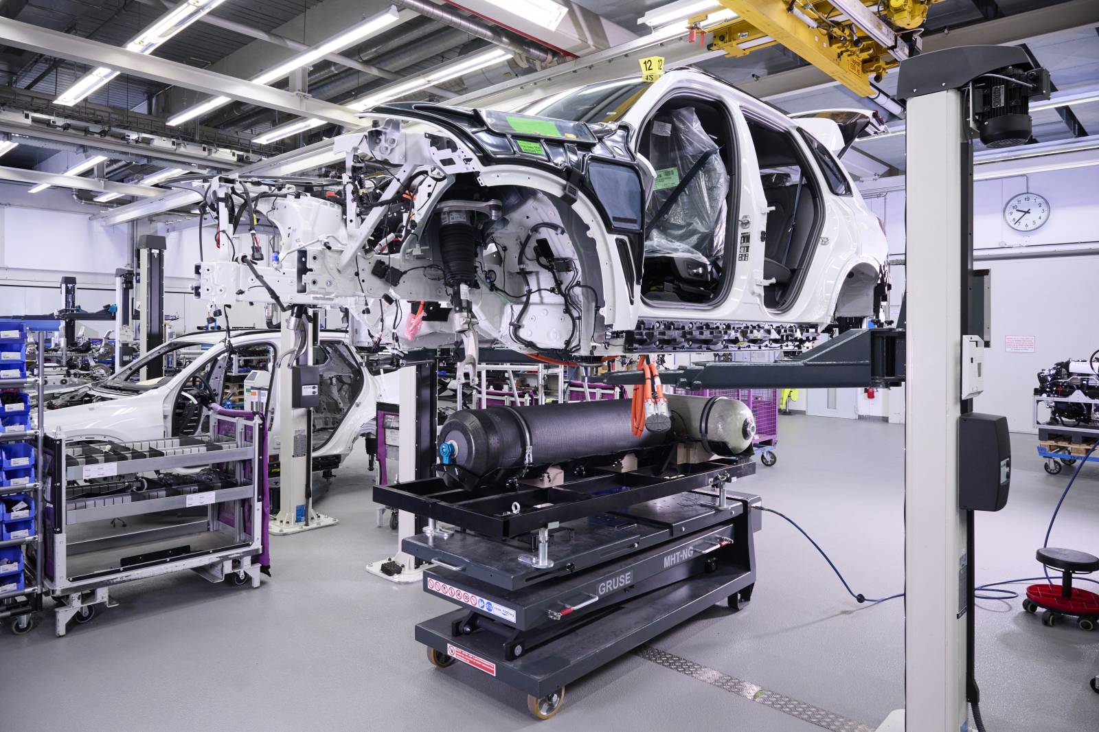 BMW iX5 HYDROGENの生産プロセス