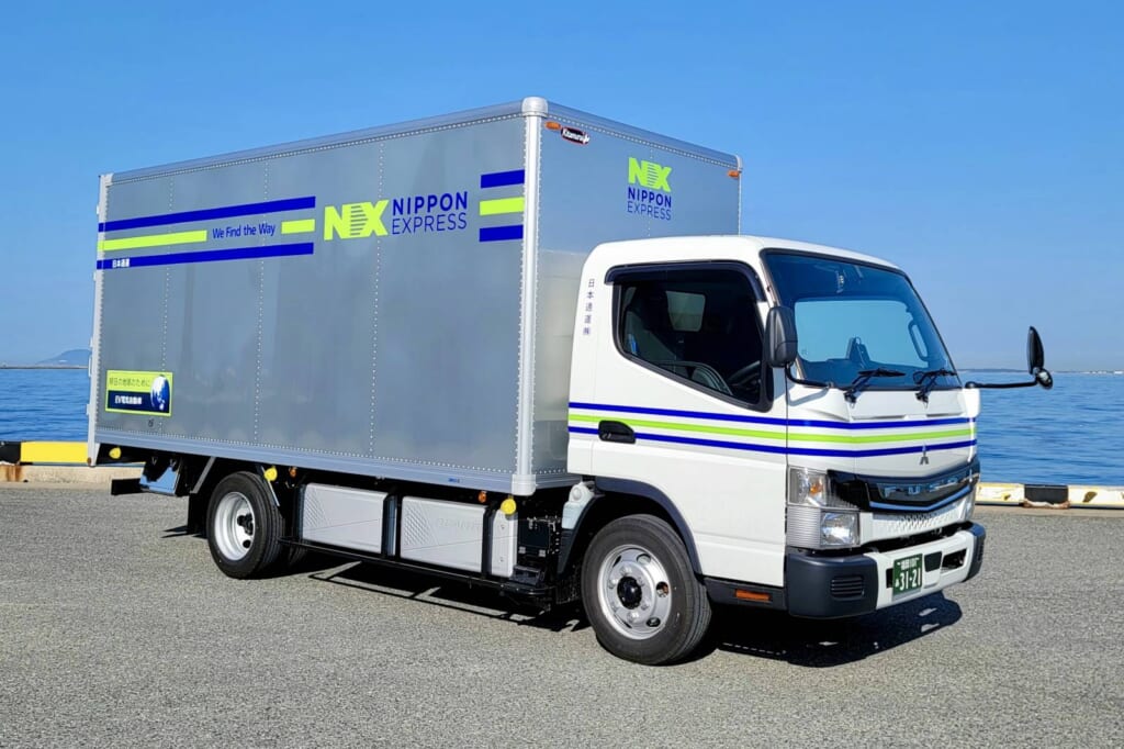 エネオス・NEC・日本通運の3社は、EVトラックの普及拡大に向けた経路充電の実証実験を9月5日より福岡県内で開始した（photo=日本電気）