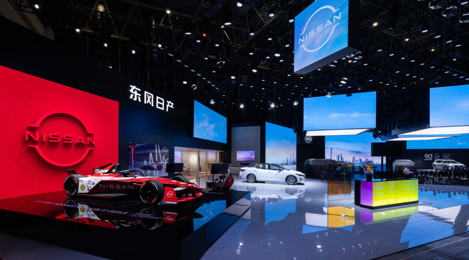 2024北京モーターショーの日産ブースでは、フォーミュラEのGen3マシンも展示