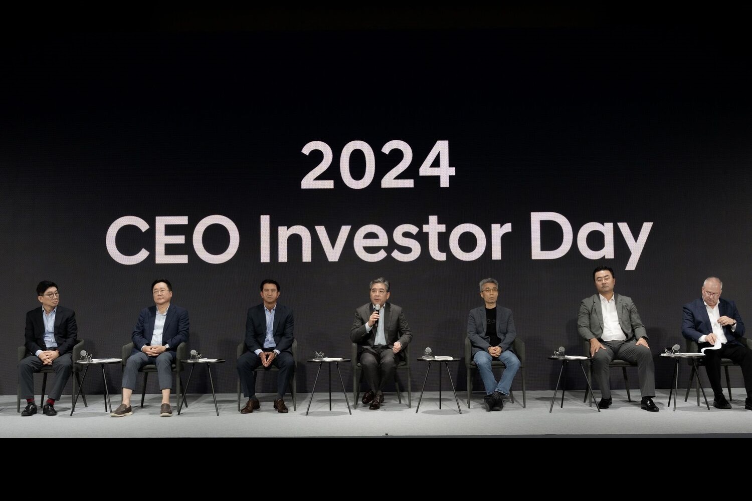 「2024 CEO Investor Day」に登壇したHyundai Motor首脳陣