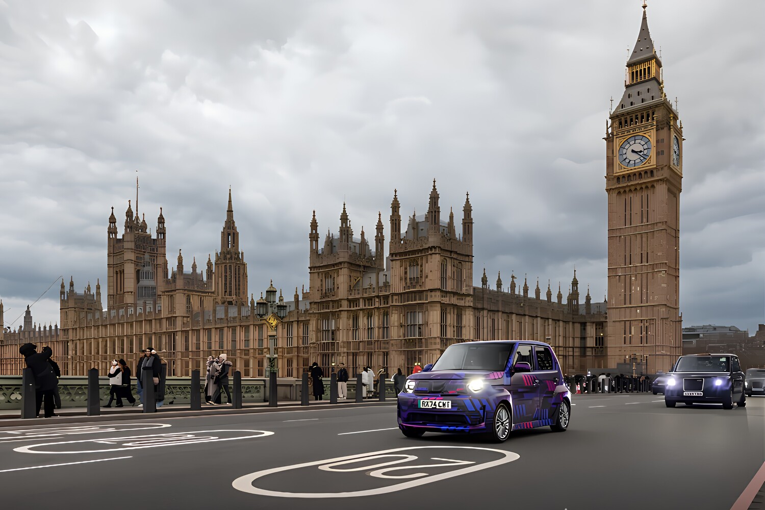 英国を走るホンダのコンセプトカー「Super EV Concept」