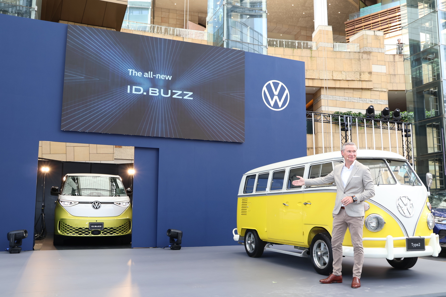 2025年6月20日に行われたフォルクスワーゲンID.Buzz発表会の様子