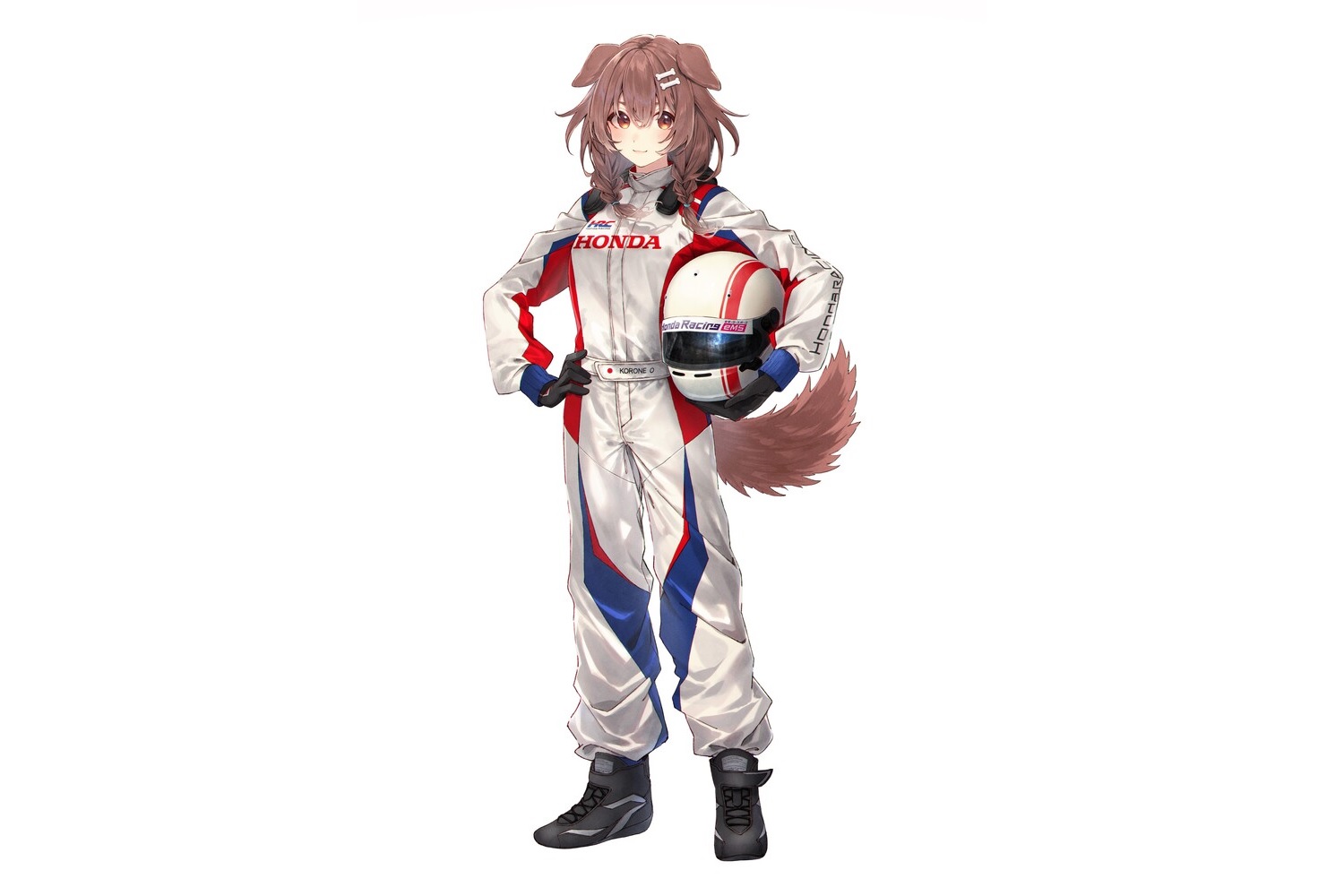 昨年に引き続きHonda Racing eMS 2025のアンバサダーを務めるVTuber「戌神ころね」