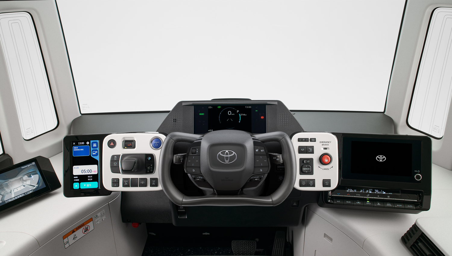 トヨタeパレットの運転席周り