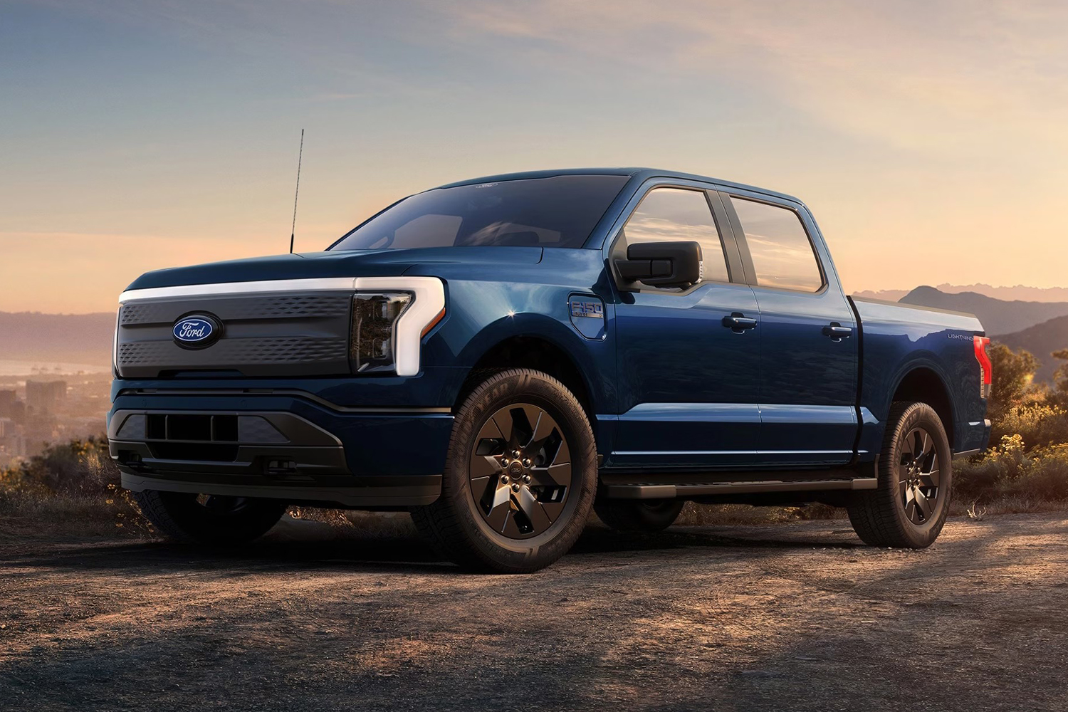 Ford F-150 Lightning electric truck.