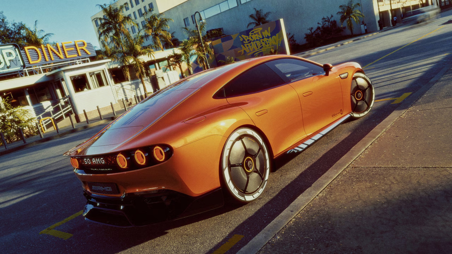 ジャパンモビリティショー2025のメルセデスベンツブースでアジア初公開予定の「CONCEPT AMG GT XX」