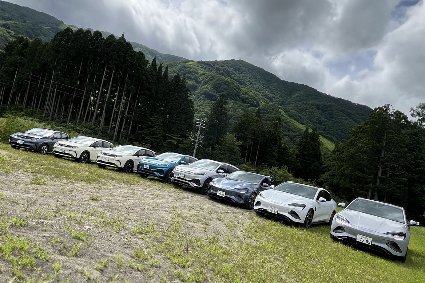 BYDの日本でのラインアップ