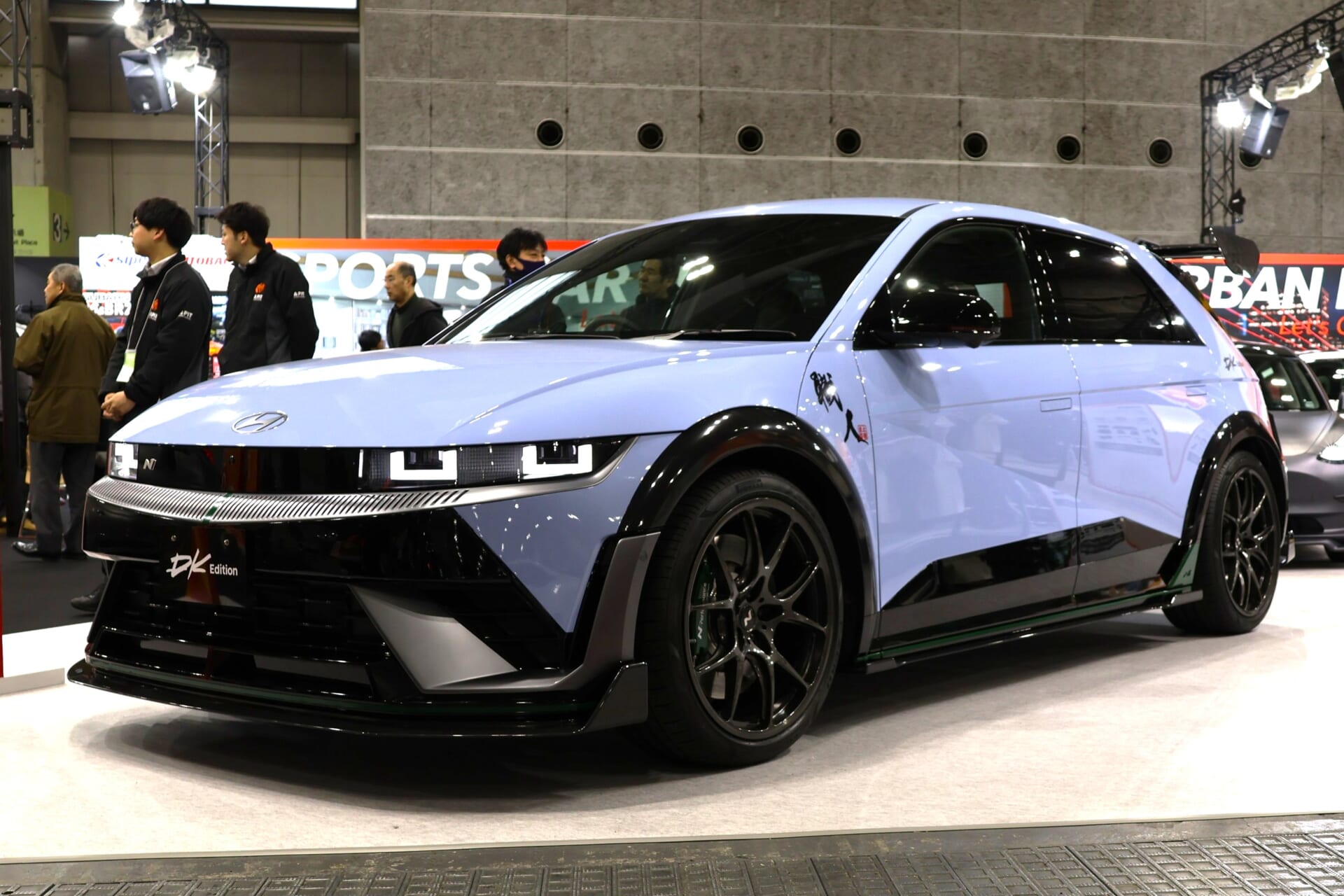 大阪オートメッセ2025に展示されたヒョンデ・IONIQ5N DK Edition