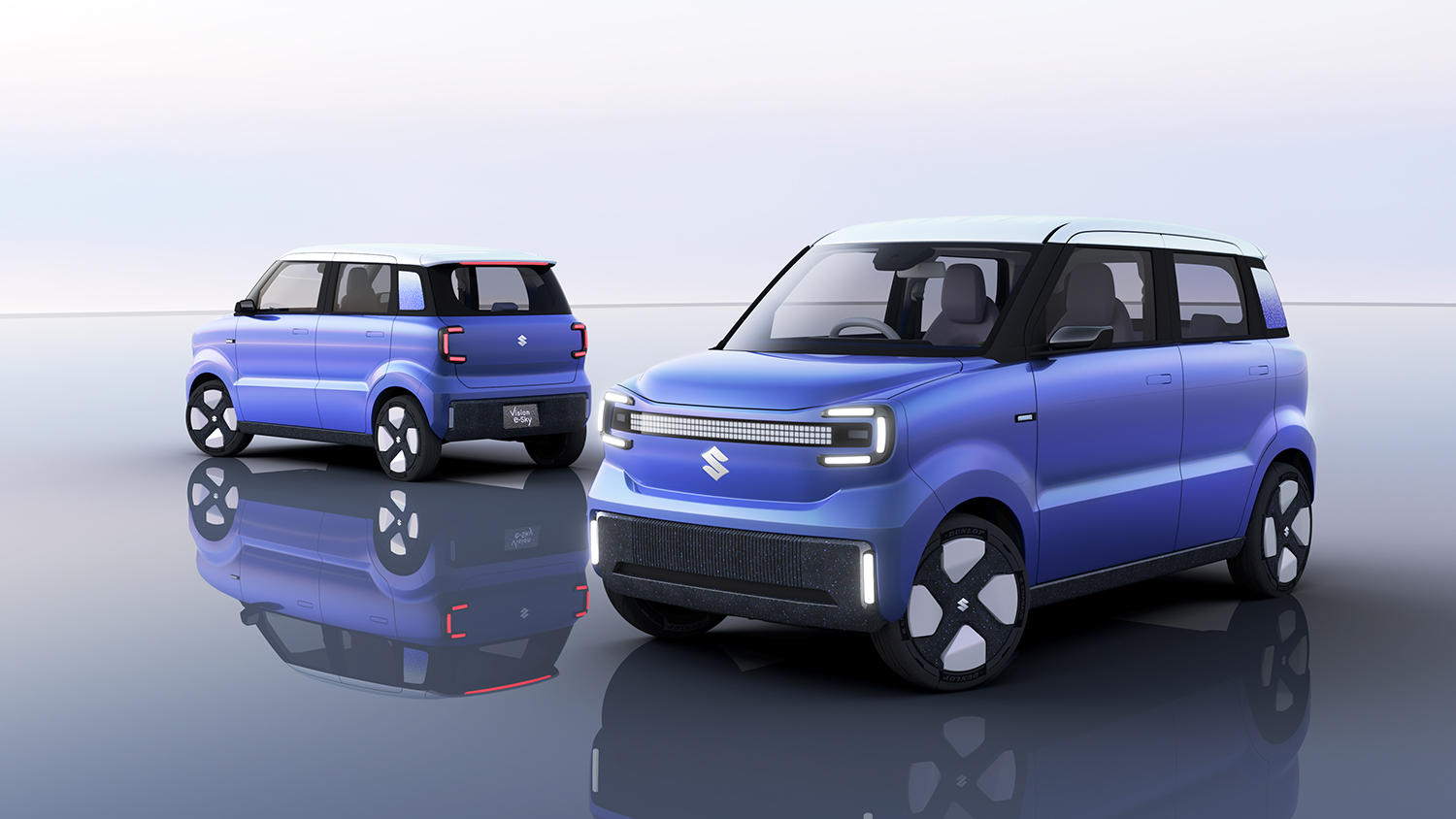 ジャパンモビリティショー2025で公開されるスズキの軽乗用EV「vision e-sky」