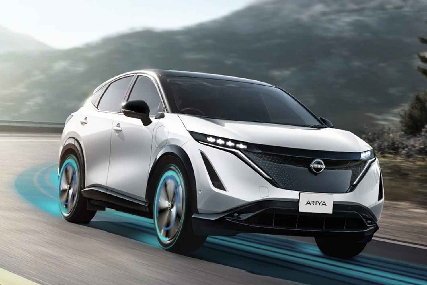 日産アリアの回生ブレーキイメージ