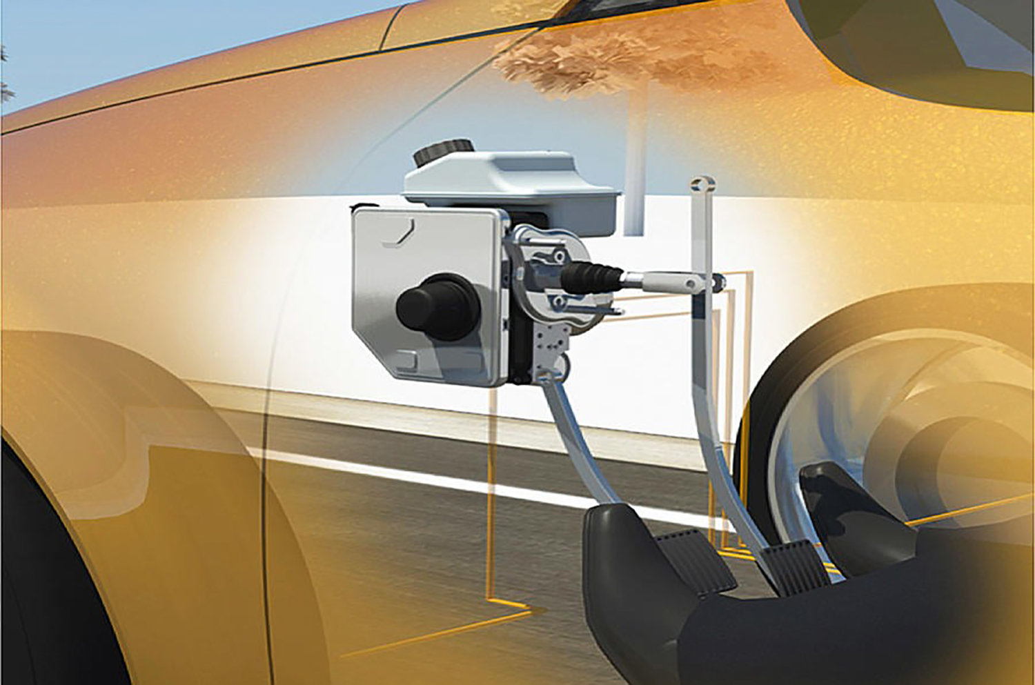 ブレーキバイワイヤのイメージ