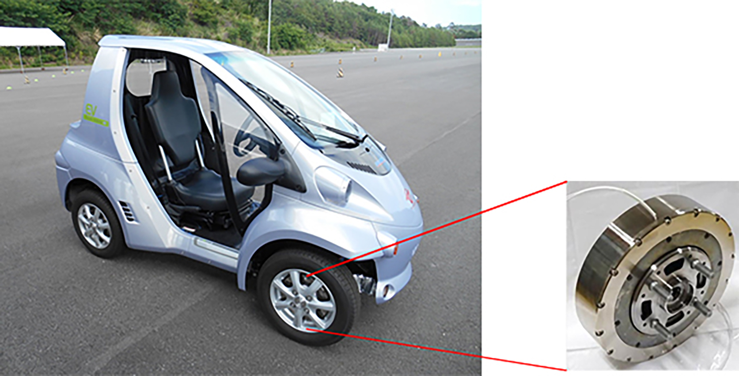 MR流体ブレーキを搭載した試作車