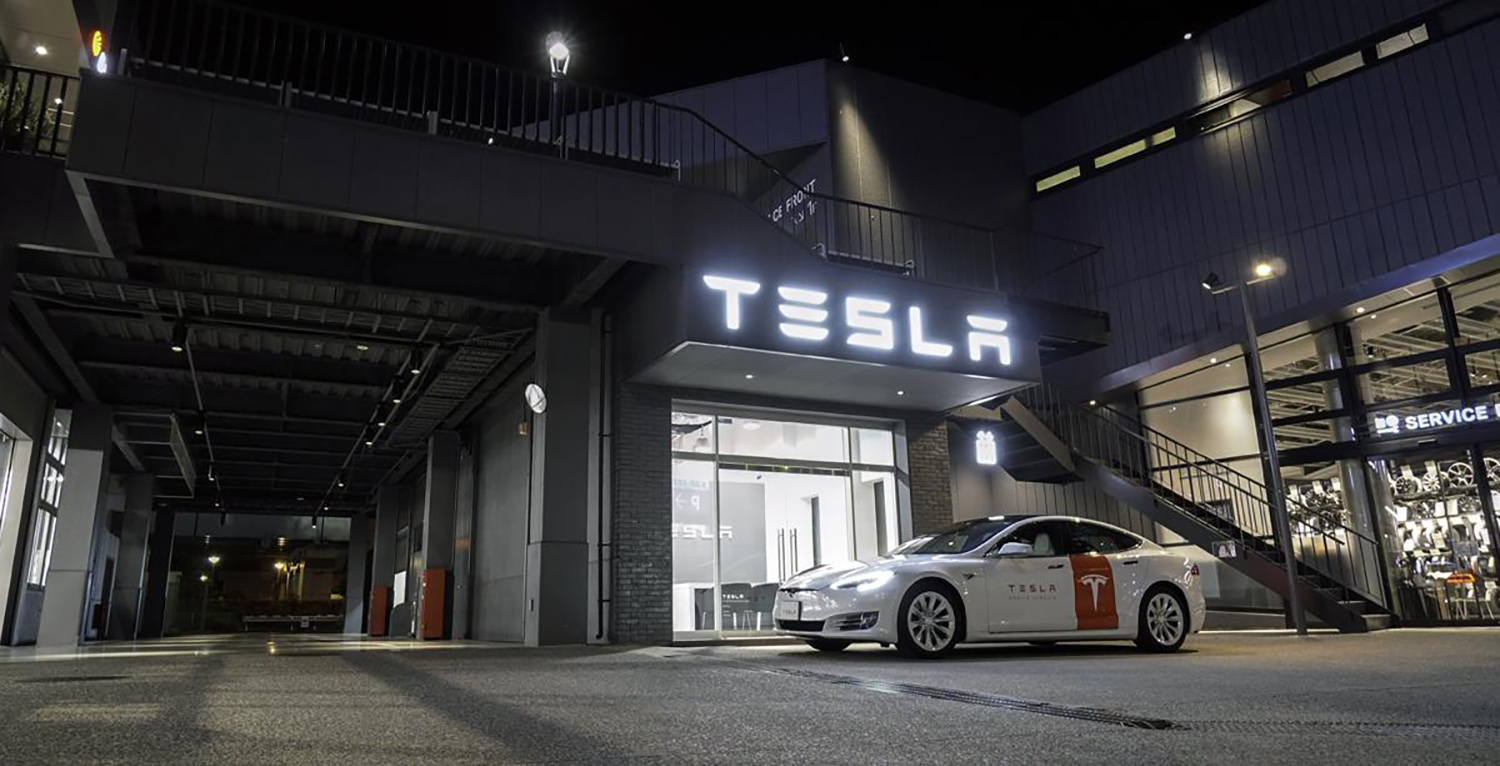 テスラショールームのイメージ