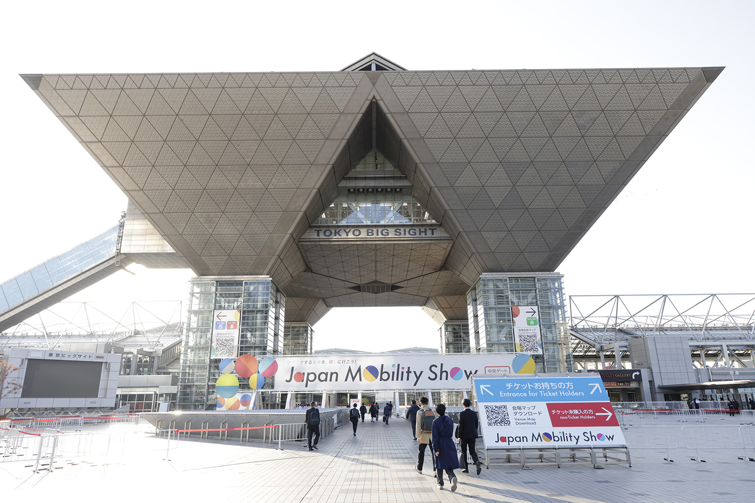 ジャパンモビリティショー2023の会場