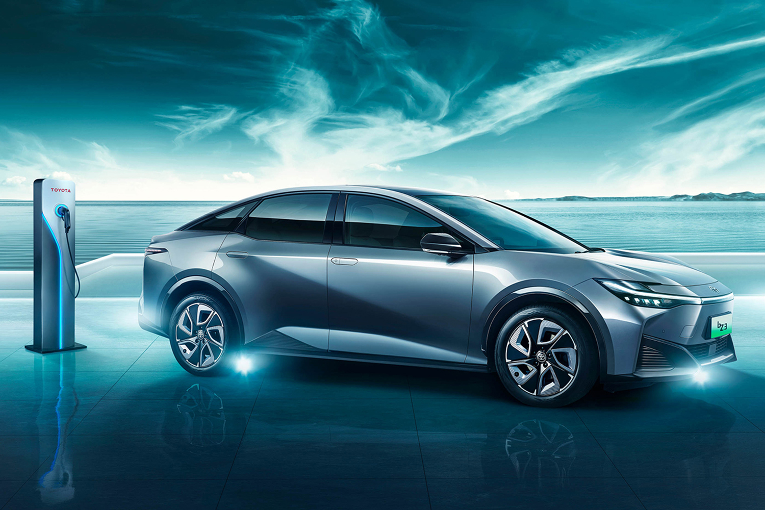 トヨタbZ3のフロントスタイリング