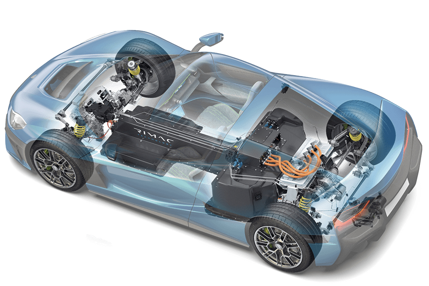 リマック・ネヴェーラのスケルトン