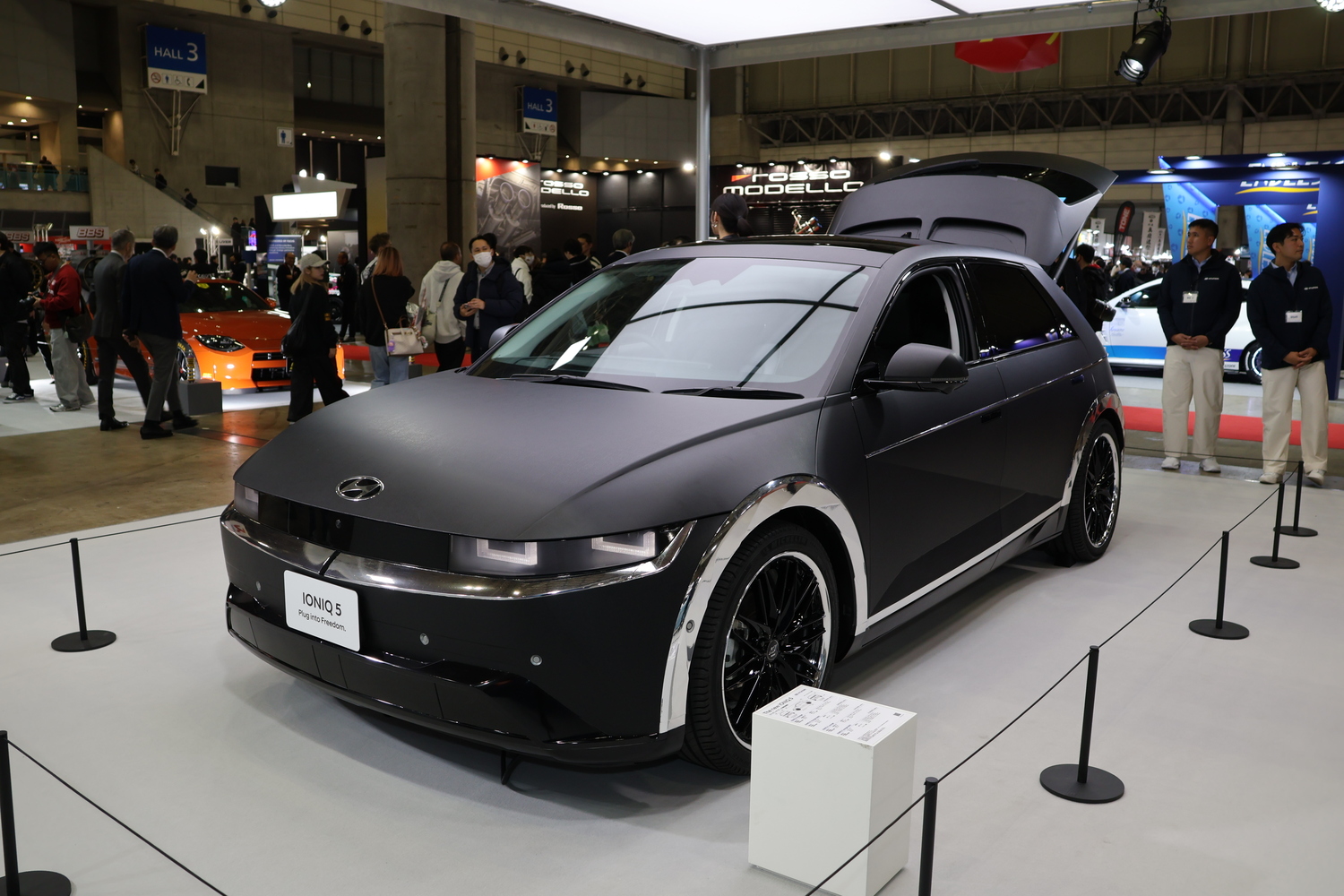 東京オートサロン2026に展示されたヒョンデのコンセプトカー「IONIQ 5 Plug into Freedom.」