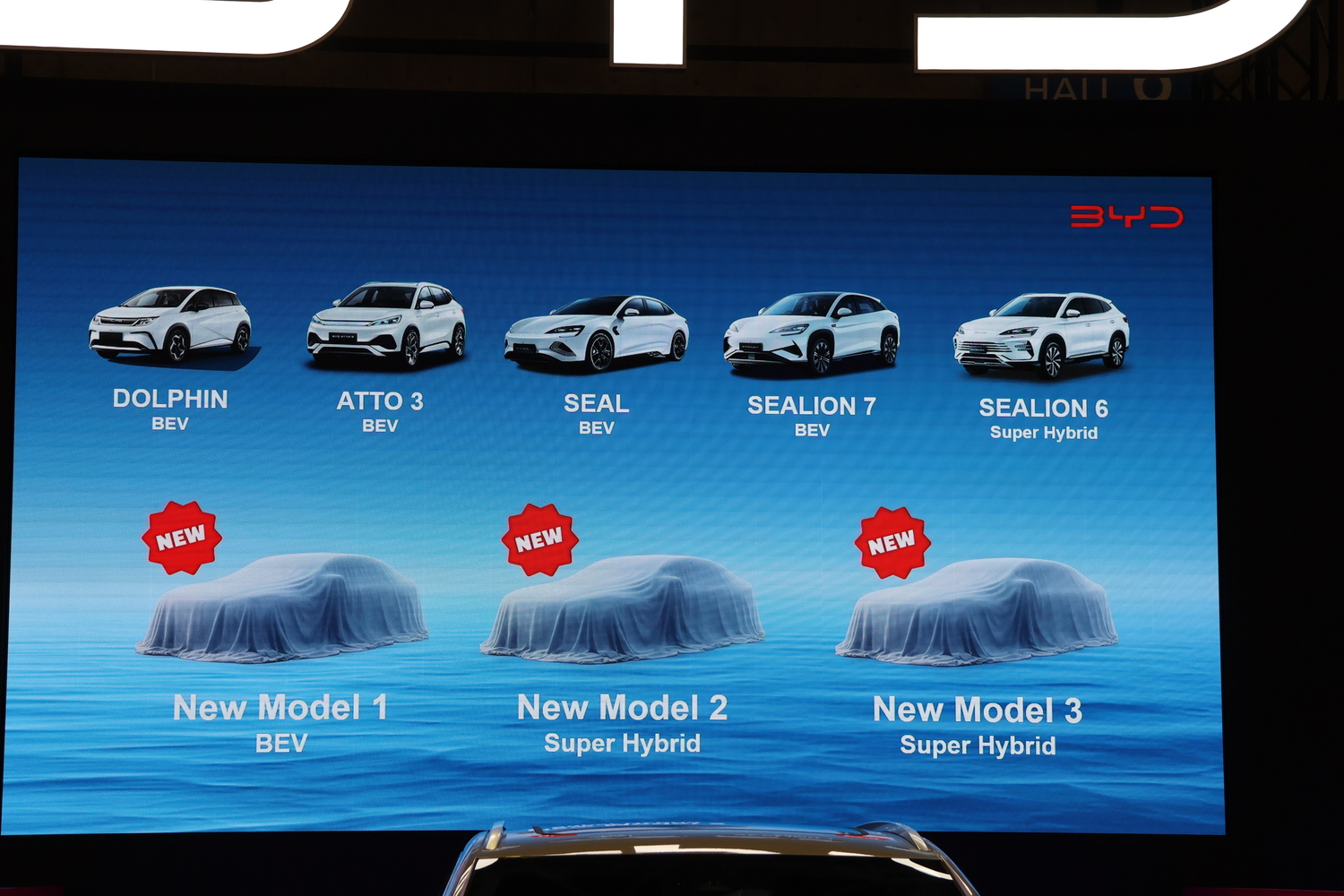 東京オートサロン2026でBYDは2026年の新型車計画を発表