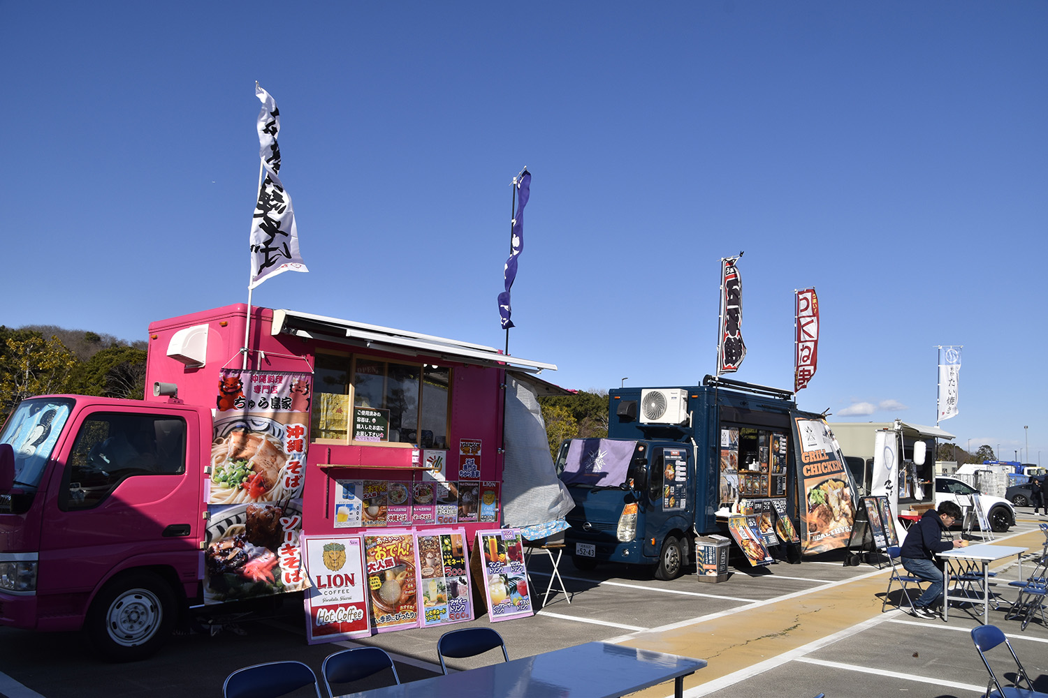 V2Lを活用したフードエリア