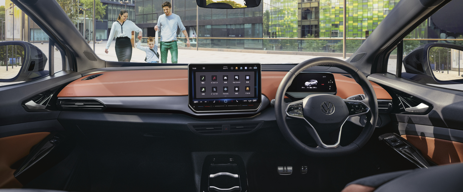 2026年1月9日に発売された改良版のVW・ID.4のインテリア