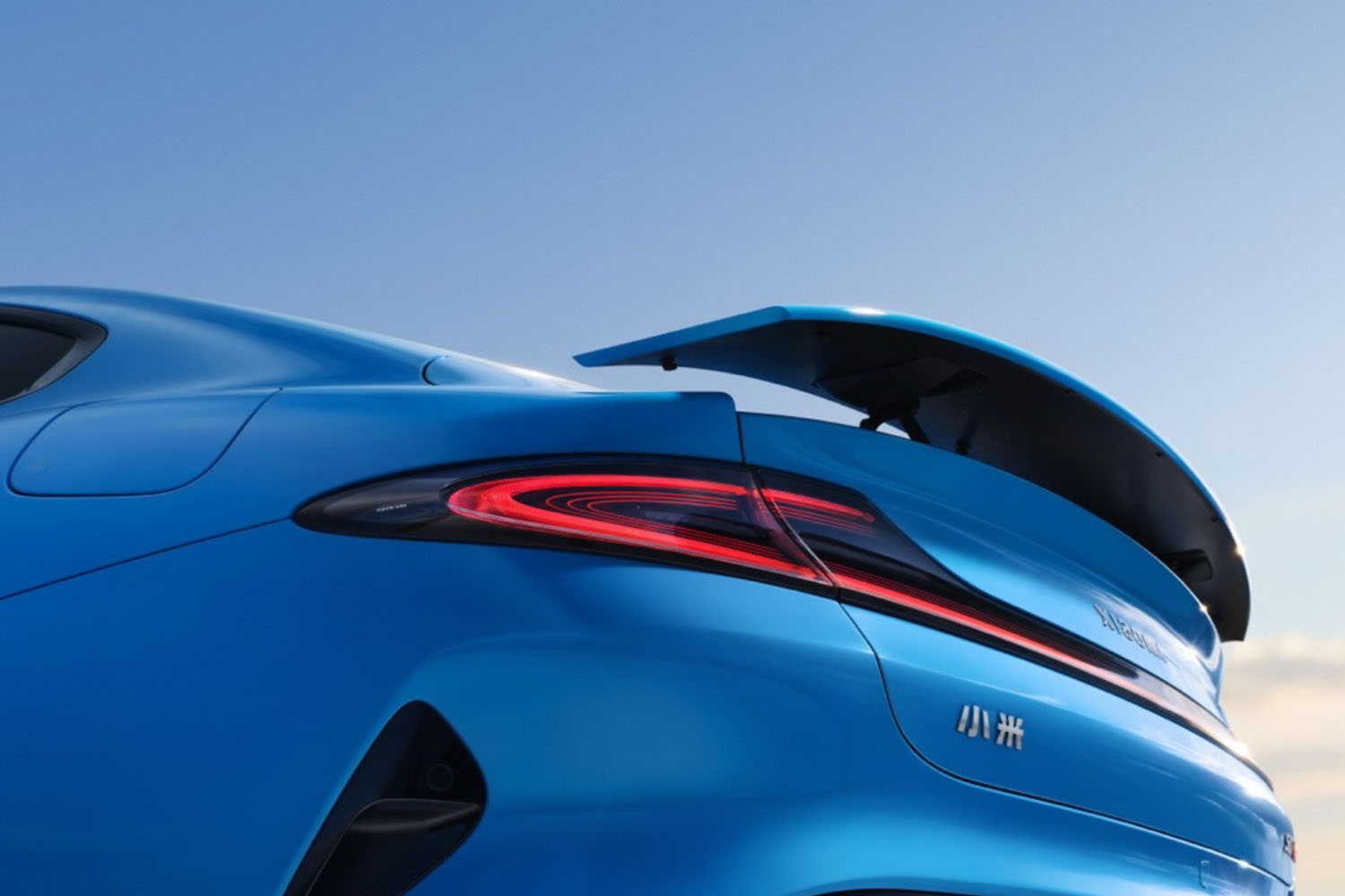 シャオミSu7のリヤエンド