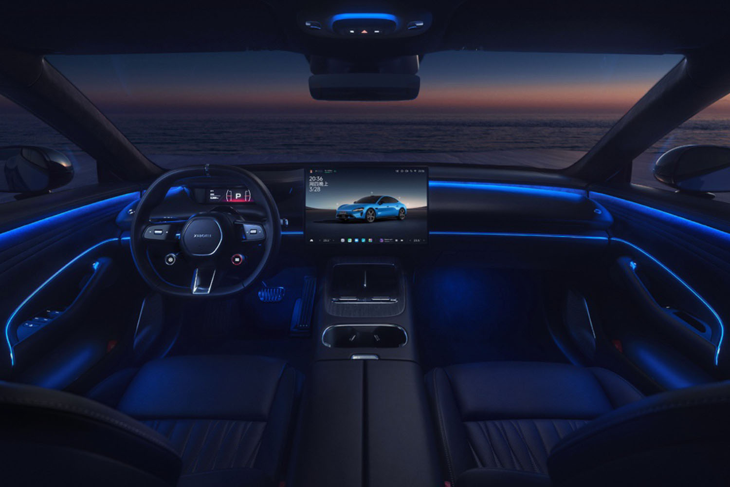 シャオミSu7のインテリア