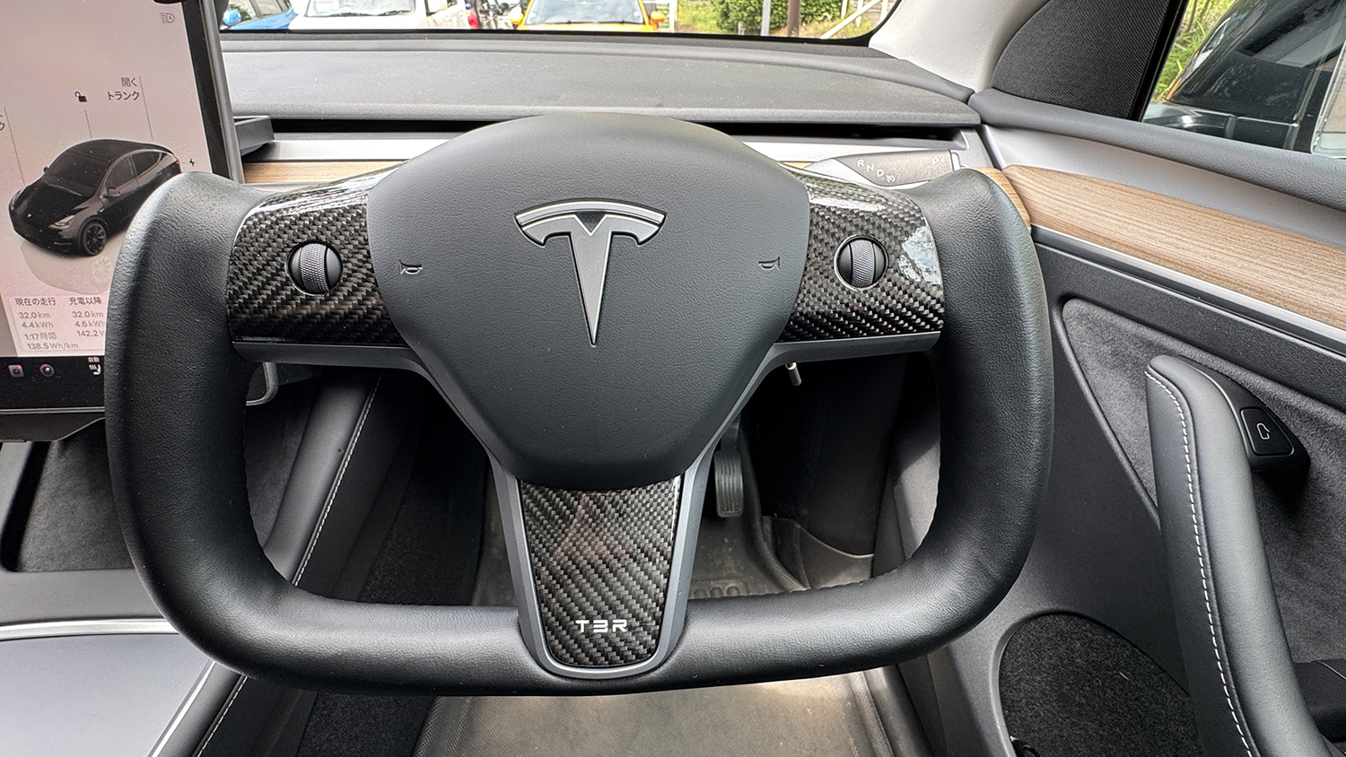 筆者の旧型モデルYに装着していたヨークハンドル