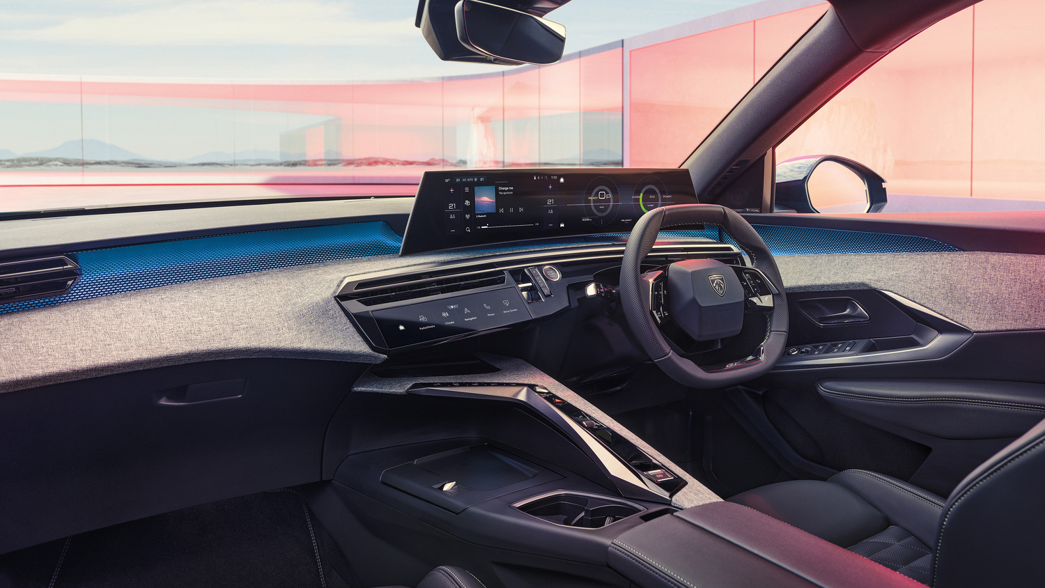 プジョーE-3008のインテリア