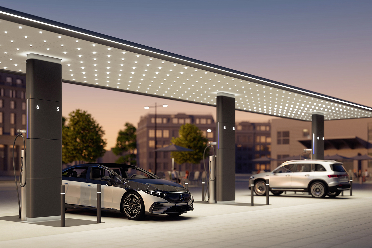 EVの充電スタンド