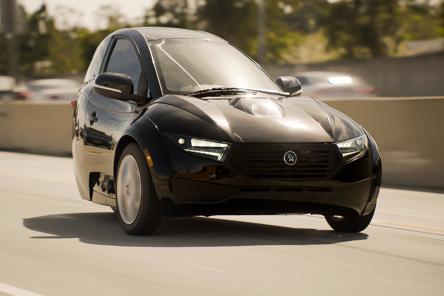 エレクトラメカニカ・ソロの走行シーン