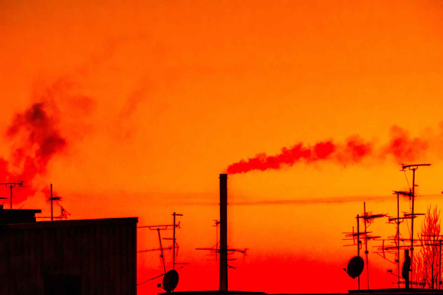 火力発電のイメージ