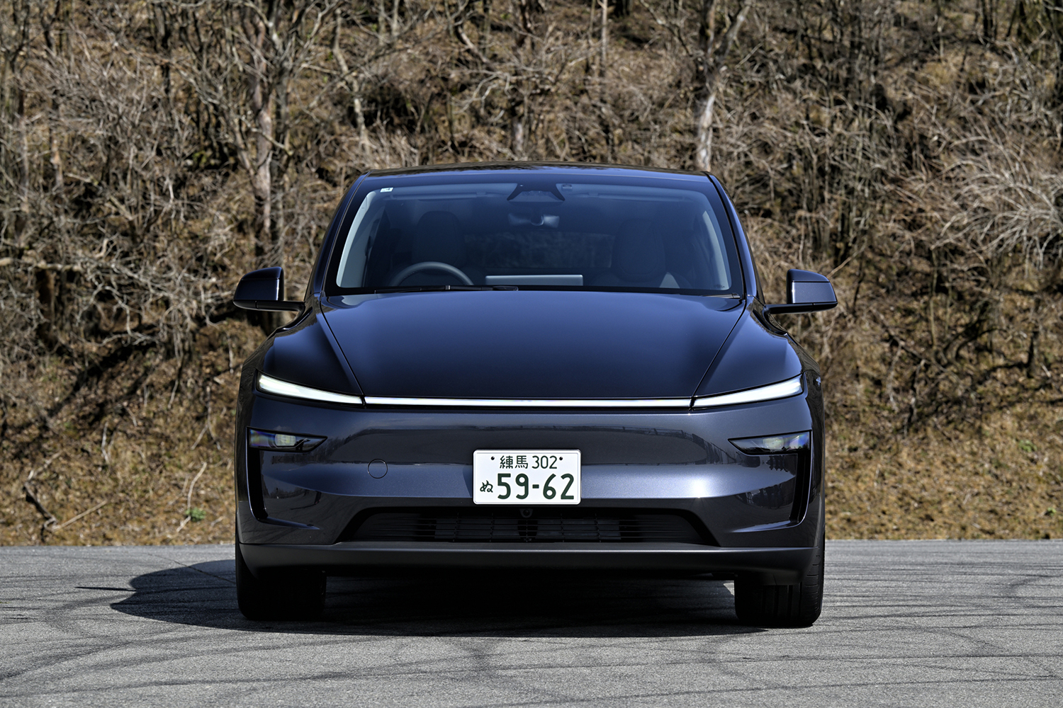 テスラ・モデルYのフロントマスク