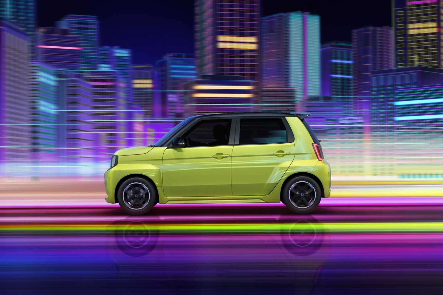 ホンダ・スーパーワンのサイドビュー