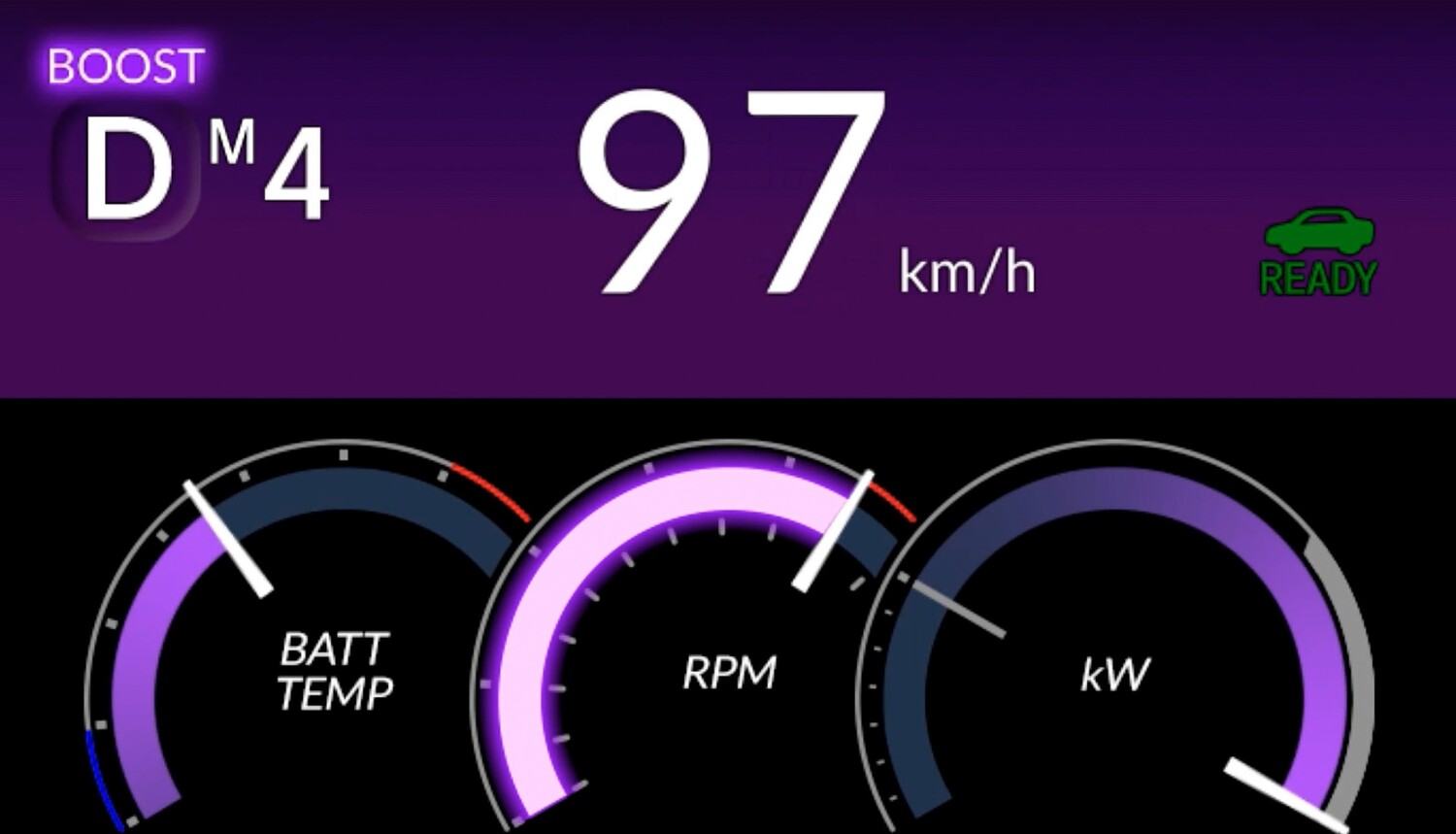 Super-ONEのBOOST表示