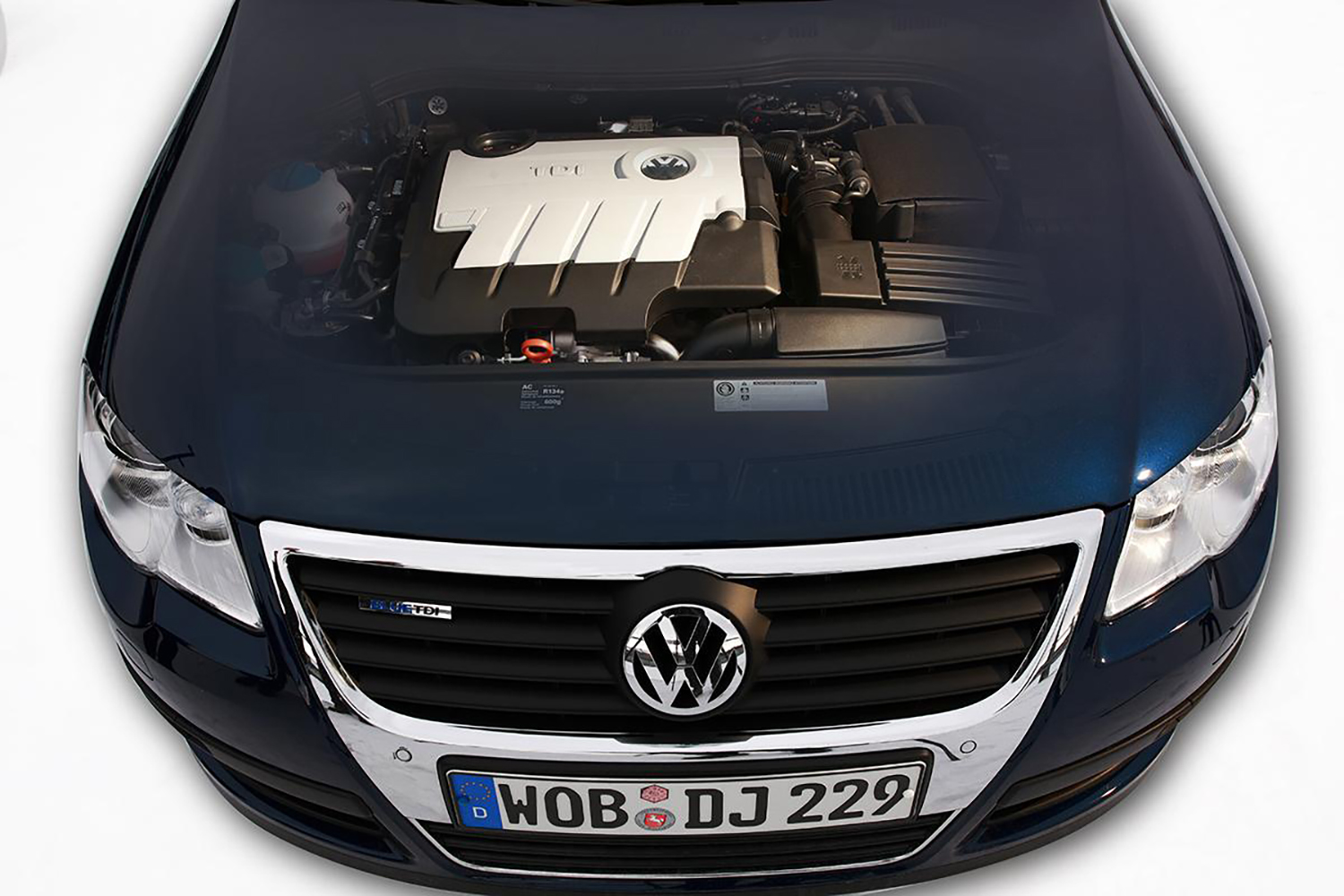 VW車のエンジンルーム