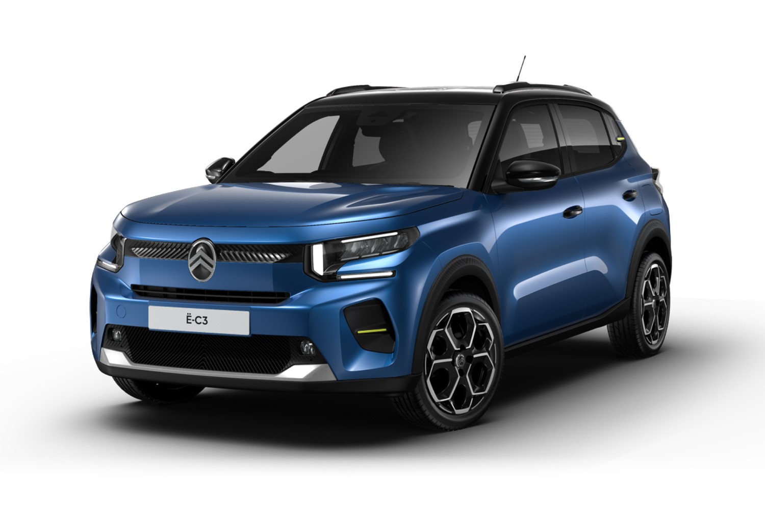 シトロエンのEV「e-C3」　ボディカラーはブライト ブルー