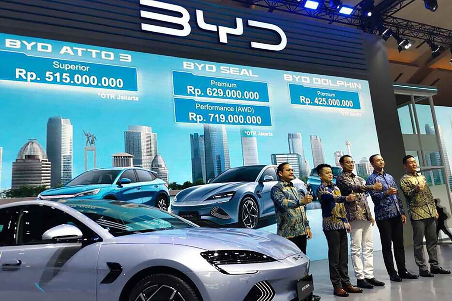 BYDの東南アジアでの新車発表