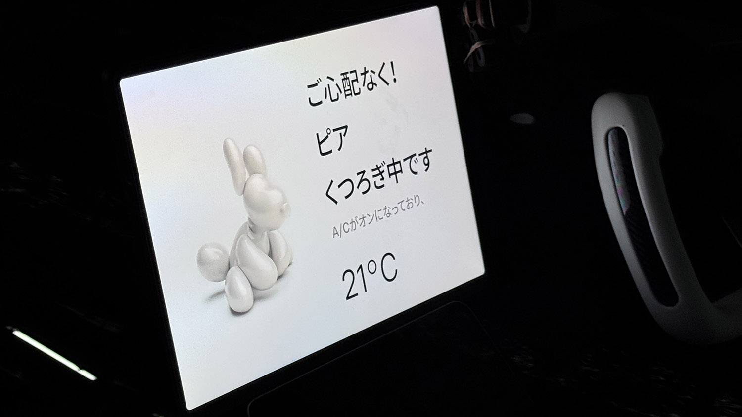 テスラ・モデルYのペットモード