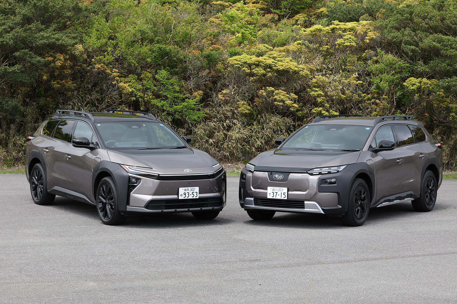 トヨタbZ4Xツーリングとスバル・トレイルシーカー