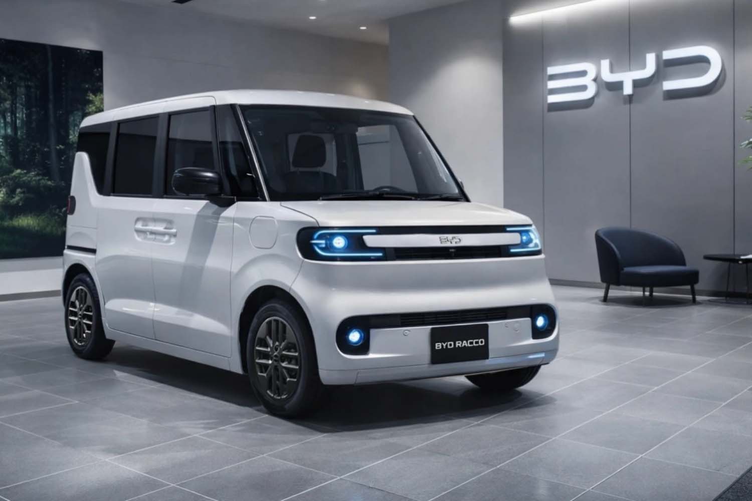 BYDラッコのフロントスタイリング