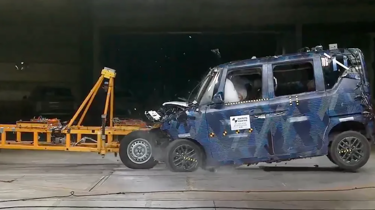 BYDラッコのクラッシュテスト