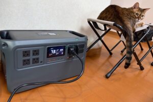 ずっと欲しかったポタ電、停電時のバックアップと理由をつけて購入したんだニャ